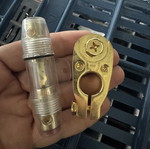 Fuse holder and negative pole clamp