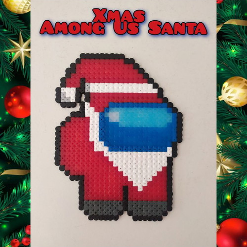 Handmade Among Us Santa decoration new