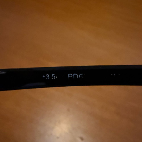 Presbyopia Glasses +3.5 with Bordeaux Frame used