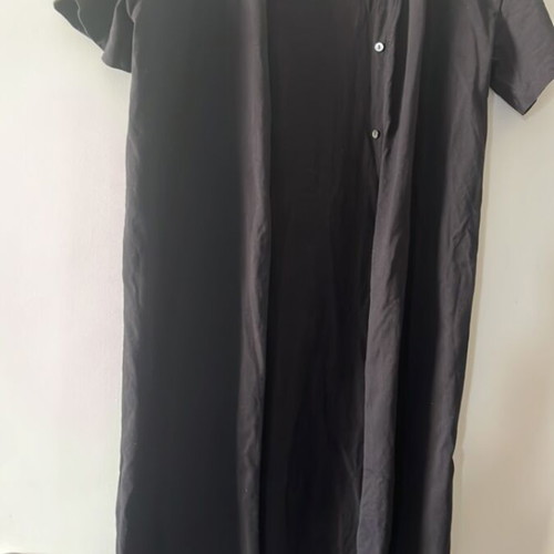 H&M black cotton dress like new, size S