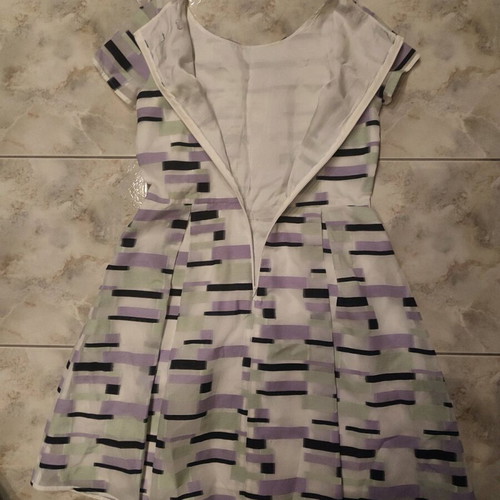Dress multicolored like new, above knee length
