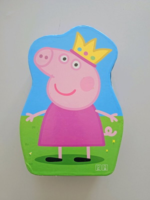 Pepper pig παζλ μεταχειρισμένο, 24 τμχ, 3+ ελαττωματικό ένα κομμάτι