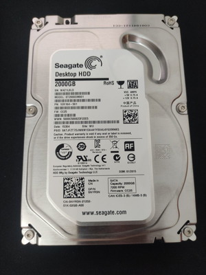 Seagate 2TB HDD 3.5" like new