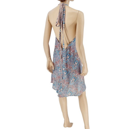Short dress 100% viscose new, one size multicolor