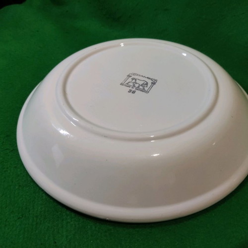 Xenia 1968 soup plate used, ceramic no 38