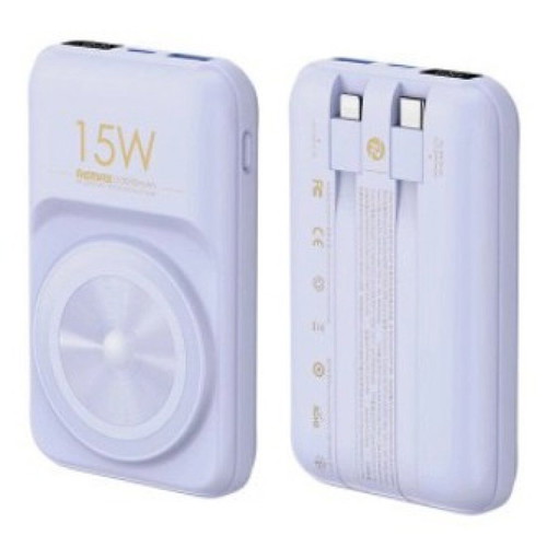 Remax MagSafe Powerbank 10,000 mAh purple, blue RPP-281 new