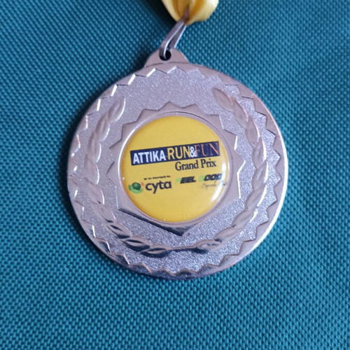 Attika Run & Fun Grand Prix Collectible Race Medal like new 2014-2015