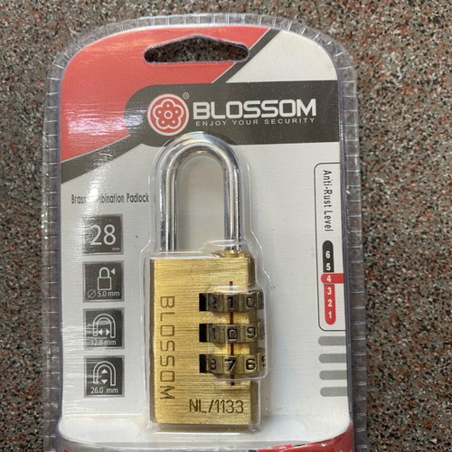 Brass combination padlock new