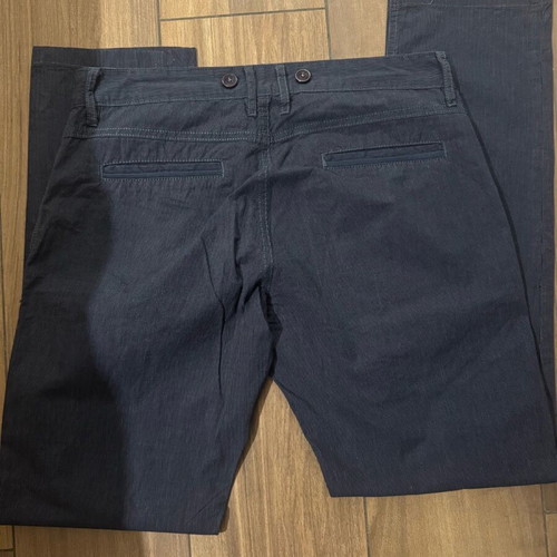Brokers men's pants dark blue with thin stripe like new, size 34