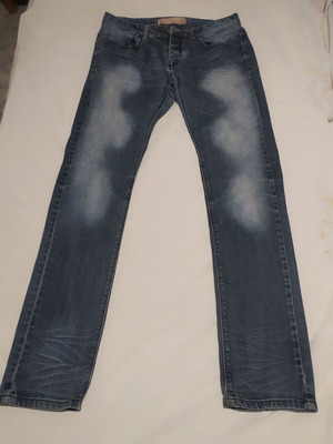 Men's jean with buttons used, size 32/48, 100% cotton