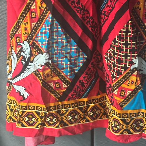 Emma & Ashley colorful printed skirt new, size S/M