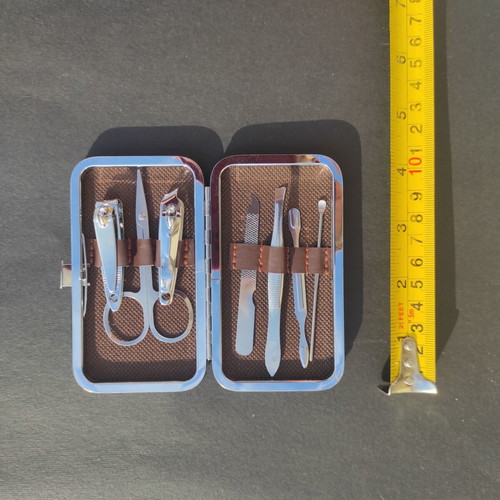Travel manicure set like new, compact and portable