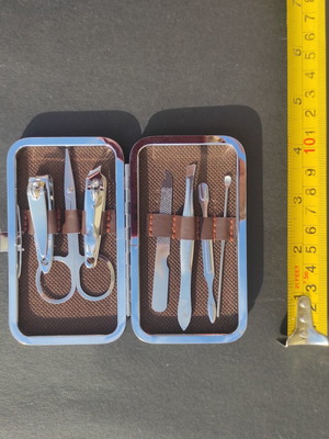Travel manicure set like new, compact and portable