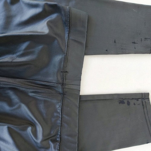 Leather leggings used, size M with minor wear