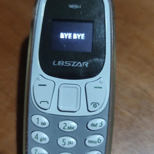 L8STAR BM10 Mini mobile phone like new, dual SIM, gray