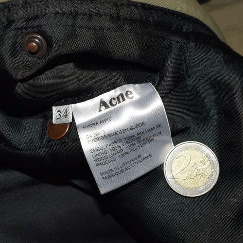 Acne Hydra Oversized Bomber Jacket like new, size 34, green