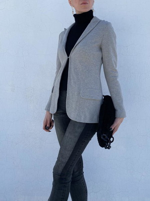 Сако Marc Aurel като ново, 100% памук, размер S, сиво