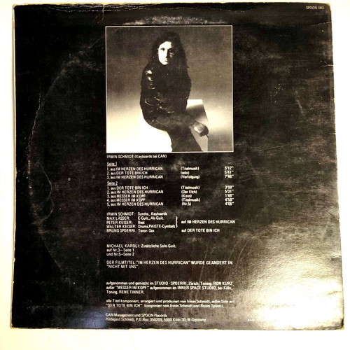 Irmin Schmidt Filmmusik vinyl used, jazz