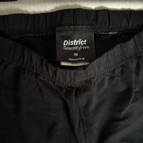 District set like new, black, elastic leggings M, loose T-shirt S