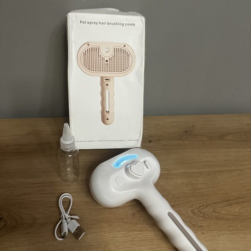 Magic Pet Hair Brush 3-in-1 Steam Massage New