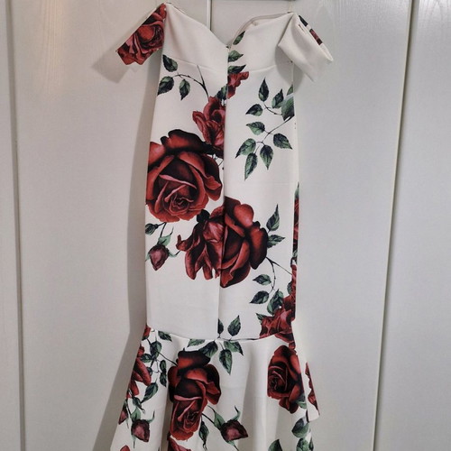 Floral dress used, size XL