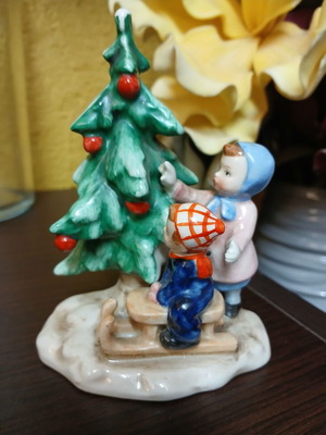 Goebel Kinderland Christmas χειροποίητη πορσελάνινη φιγούρα