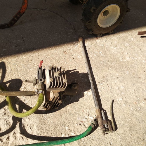 Subaru-Robin 6hp tiller and sprayer used