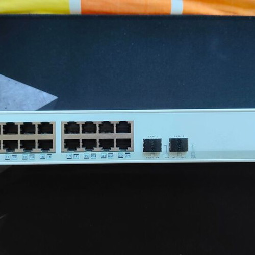 MikroTik CSS326-24G-2S+RM Managed L2 Switch used with 24 Gigabit Ethernet ports and 2 SFP ports