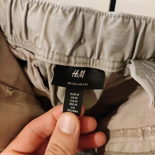 H&M cargo pants medium beige like new