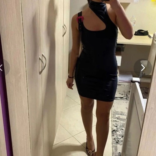 Versace Couture Dress Short size S like new black