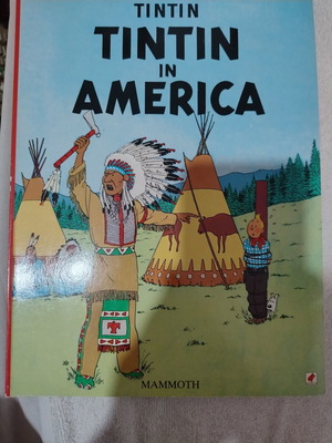 Tintin in America comic book new, collectible