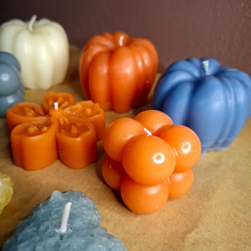 Harvest & Sea Set of 9 Handmade Decorative Candles New