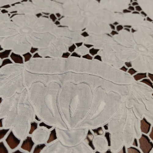Handmade cutwork curtain like new 190x290