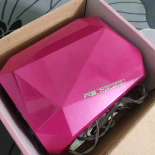 Nail lamp set with semi-permanent and gel like new