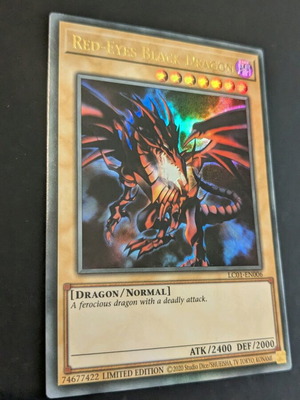 Red-Eyes Black Dragon Yu-Gi-Oh! card like new, Legendary Collection