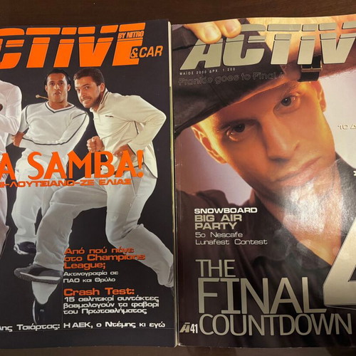 Active by Nitro sports magazines like new, 33 issues 1997-2002