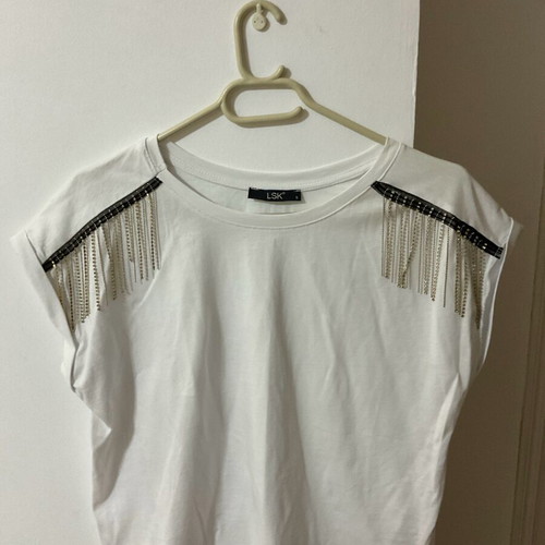 White shirt with details new, sizes S and M