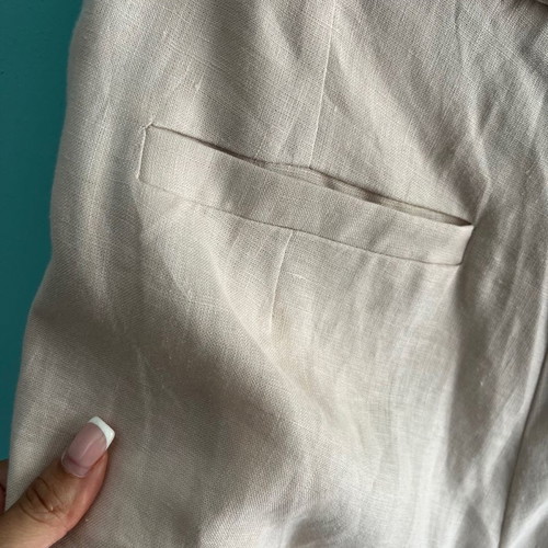 Beige linen pants new in sizes S and M Gizia