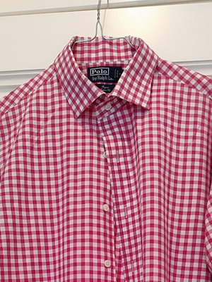 Πουκάμισο Polo by Ralph Lauren Regent Custom Fit L, σαν καινούργιο, καρό κόκκινο και άσπρο