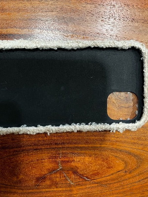 iPhone 11 case with fleece