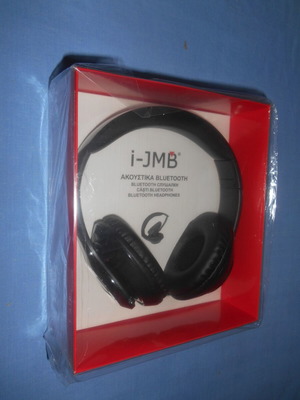 Ακουστικά Bluetooth Αναδιπλούμενα I-JMB Καινούργια Μαύρα