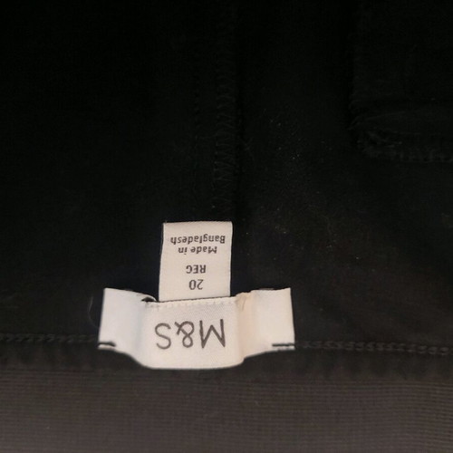 Black pants Marks & Spencer like new, warm, winter, size 4XL