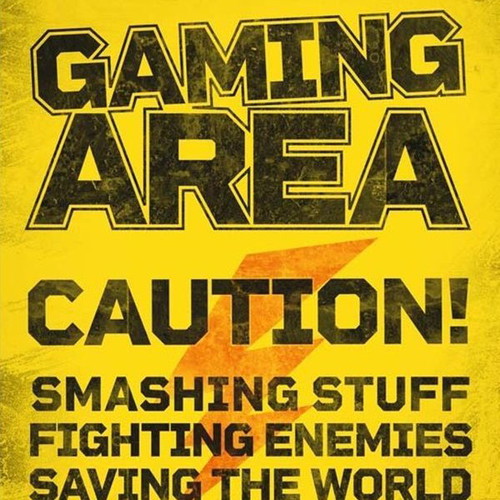 Gaming Area poster new, 61 x 91.5 cm