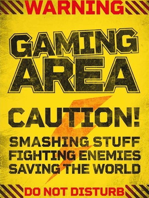Gaming Area poster new, 61 x 91.5 cm