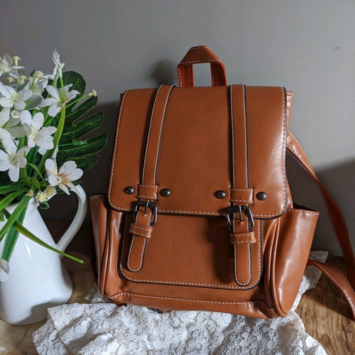 Backpack brown used, good condition