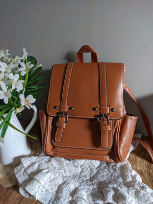 Backpack brown used, good condition