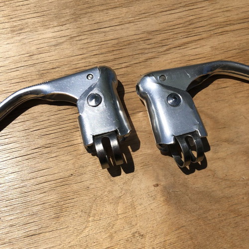 Vintage brake levers pair new old stock