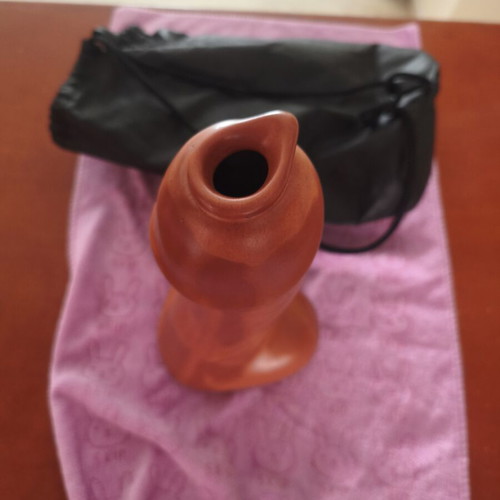 Terracotta wine pitcher inspired by ancient Greek Roman ceramics, new