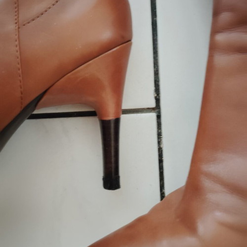 Via Spiga Lyra vintage leather knee-high boots size 37-38 like new, brown