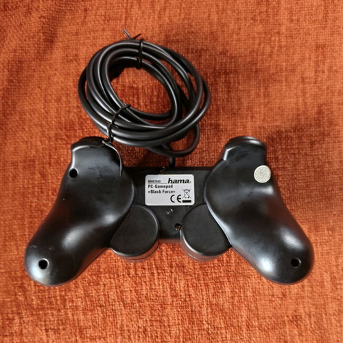 Gamepad Hama 'Black Force' σαν καινούργιο, συμβατό με PC